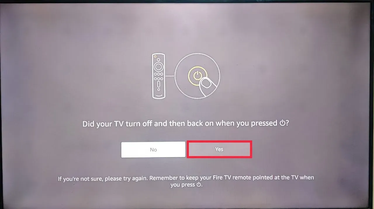 Confirm The Remote Function- Fire TV Device